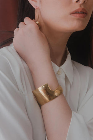 Bucherer 18k Rose Gold + Leather Diamond Bracelet - Women's Artisan Jewelry  - Touch of Modern